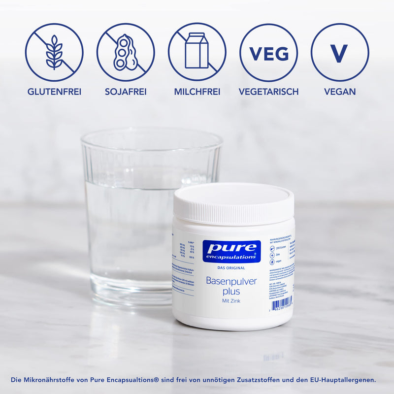 Pure Encapsulations - base powder plus - for acid-base balance - NewNest Australia