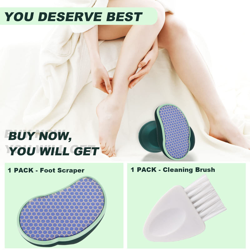 SIRALMNO Upgrade 2-in-1 Nano Glass Callus Remover,Foot scraper which used wet and Dry Callus Removal,Foot Rasp for Hard&dead Skin foot care,Safe & Portable foot file - NewNest Australia