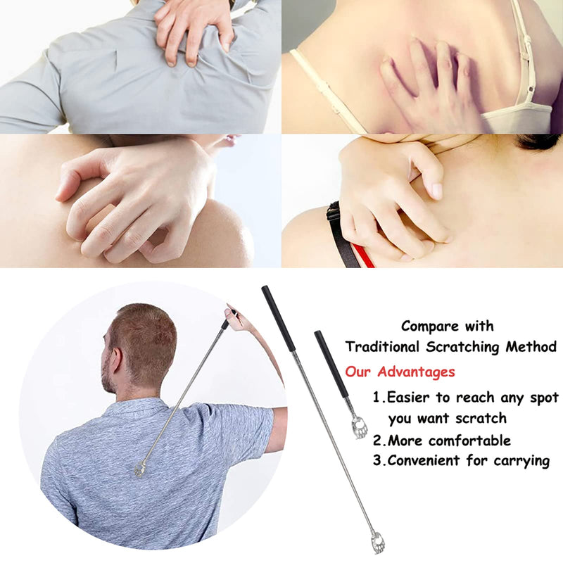 WOVTE Bear Claw Black Telescopic Back Scratcher - NewNest Australia