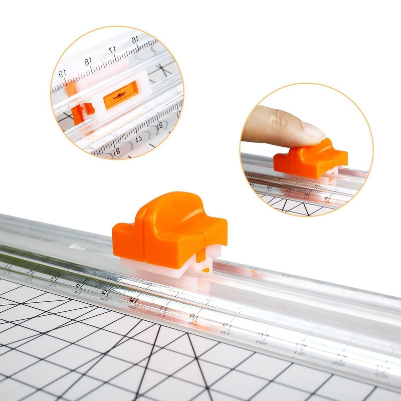 Firbon Paper Cutter Replacement Blade with Automatic Security Safeguard Design for A4 Black and White Paper Trimmer (5 Pack) - NewNest Australia