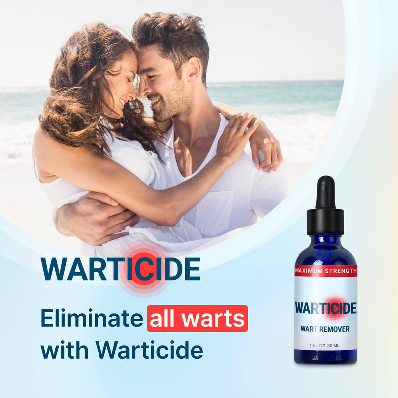WARTICIDE Fast-Acting Wart Remover - Plantar and Genital Wart Treatment, Attacks Warts On Contact, Easy Application (1 Fluid Ounce) 1 Fl Oz (Pack of 1) - NewNest Australia