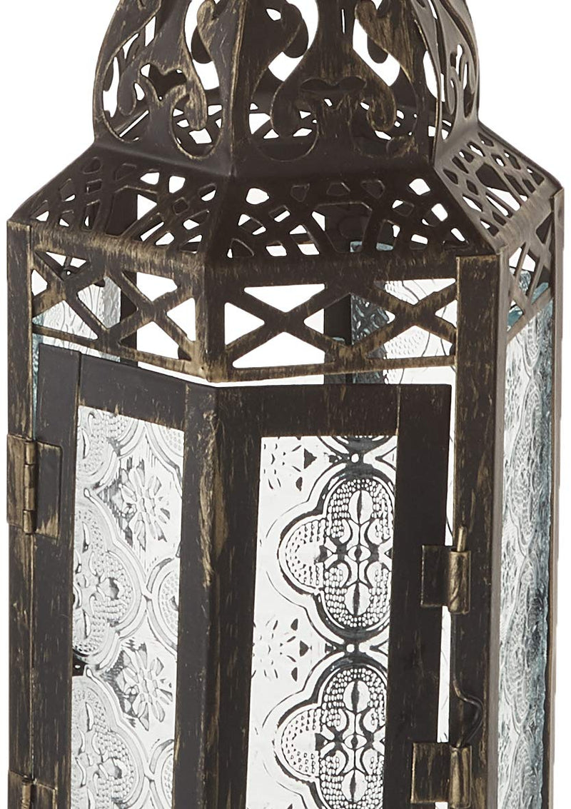 NewNest Australia - Zings & Thingz 57071042 Filigree Hanging Candle Lantern, Black 