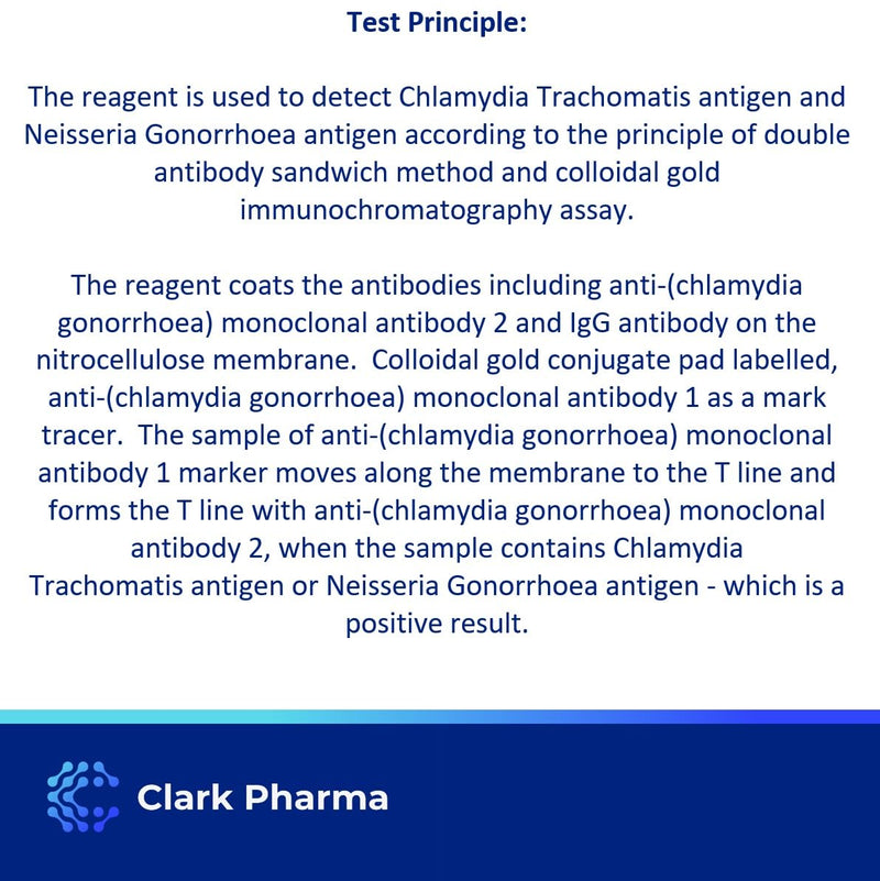 Chlamydia and Gonorrhoea Self Test Kit | Tests Male (urethral Swab) or Female (Cervical Swab) for Chlamydia Trachomatis Antigen and Neisseria Gonorrhoea Antigen | Rapid STD STI Home Test - NewNest Australia