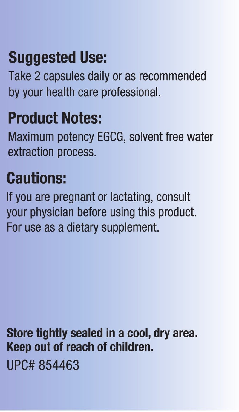 Relentless Improvement EGCG Green Tea Extract 670mg Extract Per Capsule Standardized to 98%+Polyphenols 60% EgCG Very Low Caffeine Zinc Ionophore - NewNest Australia