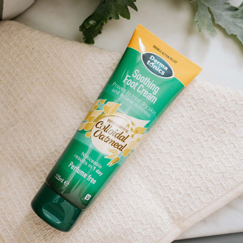 Dermatonics Soothing Foot Cream with Calming Colloidal Oatmeal | Rapidly Soothes and Relieves Itchiness Caused by Athlete’s foot, Diabetes, Dermatitis or Other Dry Skin Conditions | 125 ml 125 ml (Pack of 1) - NewNest Australia