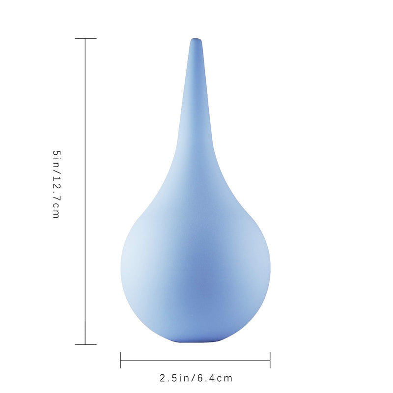 (90ml) Rubber Suction Ear Syringe, Hand Bulb Syringe Ear Washing Squeeze Bulb-Blue Blue - NewNest Australia