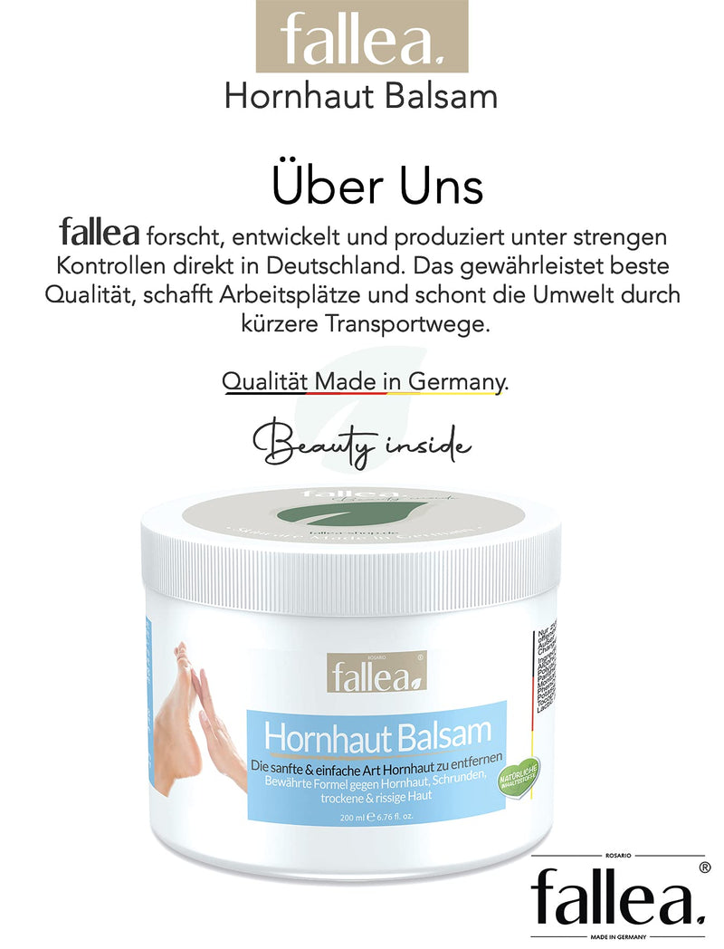 Fallea Callus Balm | Overnight against calluses | 10% urea, jojoba oil, tea tree oil, arnica | Treatment of calluses, cracks, dry skin | Callus remover (incl. 2 pairs of socks 40-44) 200 ml + 2 pairs of socks 40-44 - NewNest Australia