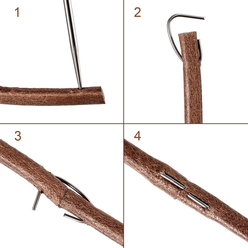 Norme 1 Pack 183 cm 3/16 Inch Leather Belt Treadle Parts with Hook Compatible with Singer/Jones Sewing Machine - NewNest Australia
