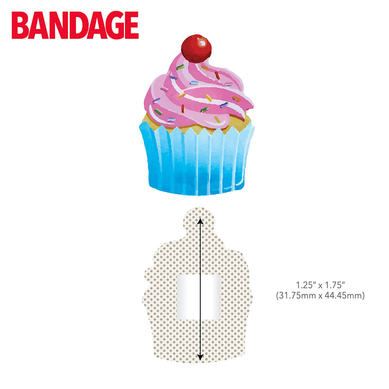 BioSwBioSwiss Kids Bandaids | 24pcs Self-Adhesive Sterile Unique Shaped Bandages Colorful Funny Cute Toddler Girls & Boys, Adults First Aid, Protect Scrapes and Cuts | Wellness for Everyone (Cupcake) Cupcake - NewNest Australia