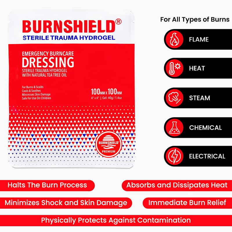Burnshield 4" X 4" Burn Dressing, Sterile - 3 Count - NewNest Australia