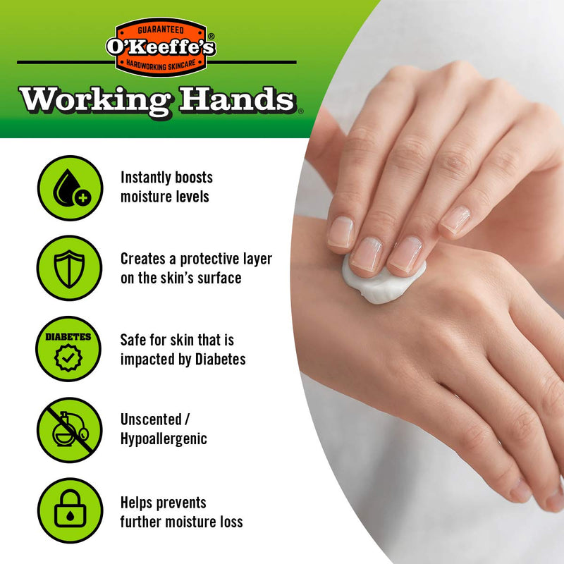 O'Keeffe's Working Hands Tube Twin Pack, 85 g 2 - Pack - NewNest Australia