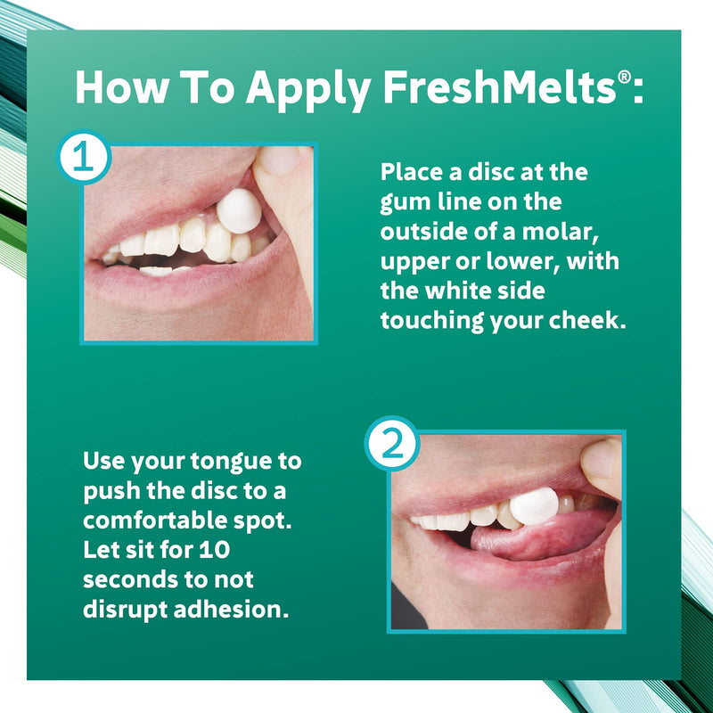 OraCoat® FreshMelts® Fresh Breath Stick-on™ Melts for Lasting Freshness, Sweet Mint 40 Count - NewNest Australia