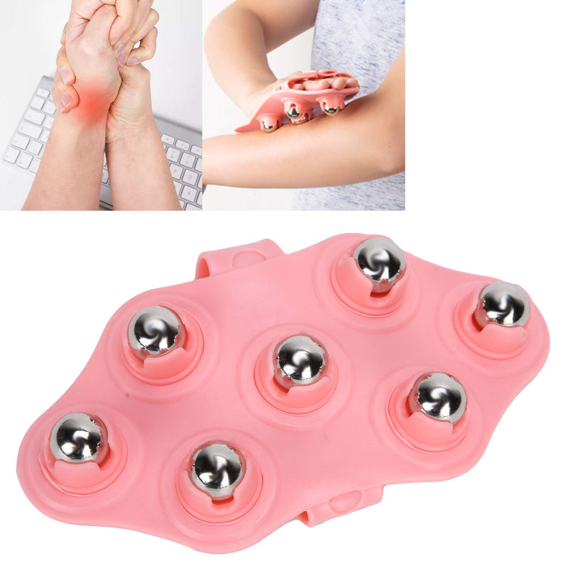 Hand Steel Ball Massager, Manual Back Massage Ball Roller With 7 Balls Massage Full Body Massager With Roller Ball Massager For Muscle Relaxing Back Shoulder Waist Leg - NewNest Australia