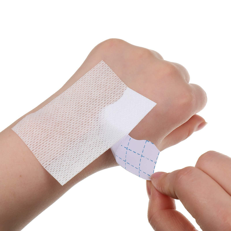 2 Rolls Non-Woven Cover Roll Stretch Tape Non-Woven Adhesive Bandages Breathable Bandage Tape Cohesive Wrap Bandages Protective Stretch Bandage Roll Film (2 Inch x 10.94 Yard) 2x393.8 Inch (Pack of 2) - NewNest Australia
