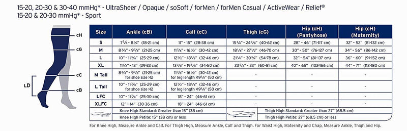 JOBST Relief Knee High 20-30 mmHg Compression Socks, Open Toe, Beige, Medium - NewNest Australia