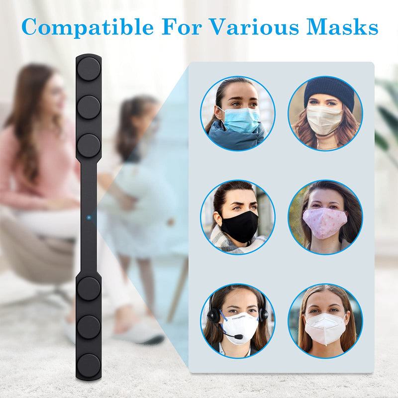 Neck Mask Holder Mask Ear Savers Ear Savers for Face Masks Mask Holder to Protect Ears Mask Strap for Back of Head Mask Ear Protectors for Adults Mask Holder Around Neck Silicone 6 Pack - NewNest Australia