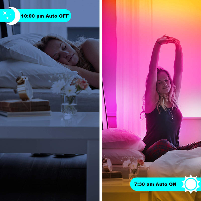 Smart Led Strip Lights WiFi 25ft Dalattin Compatible with Alexa Led Lights Music Sync 5050 16 Million Colors Changing Phone APP and 24 Key Remote for Home,Kitchen,TV,Party - NewNest Australia