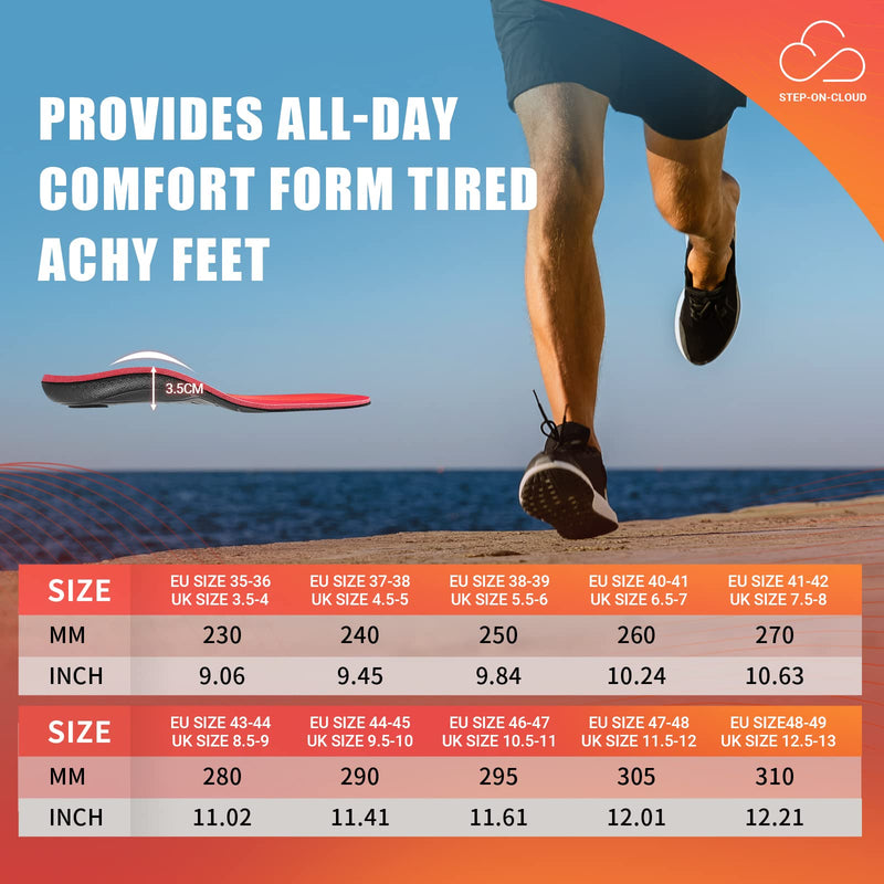 PCSsole comfort insoles work shoes for heel spurs, plantar fasciitis and flat feet - orthopedic insoles that are particularly soft and comfortable and for men and women. EU43-44(28cm) - NewNest Australia
