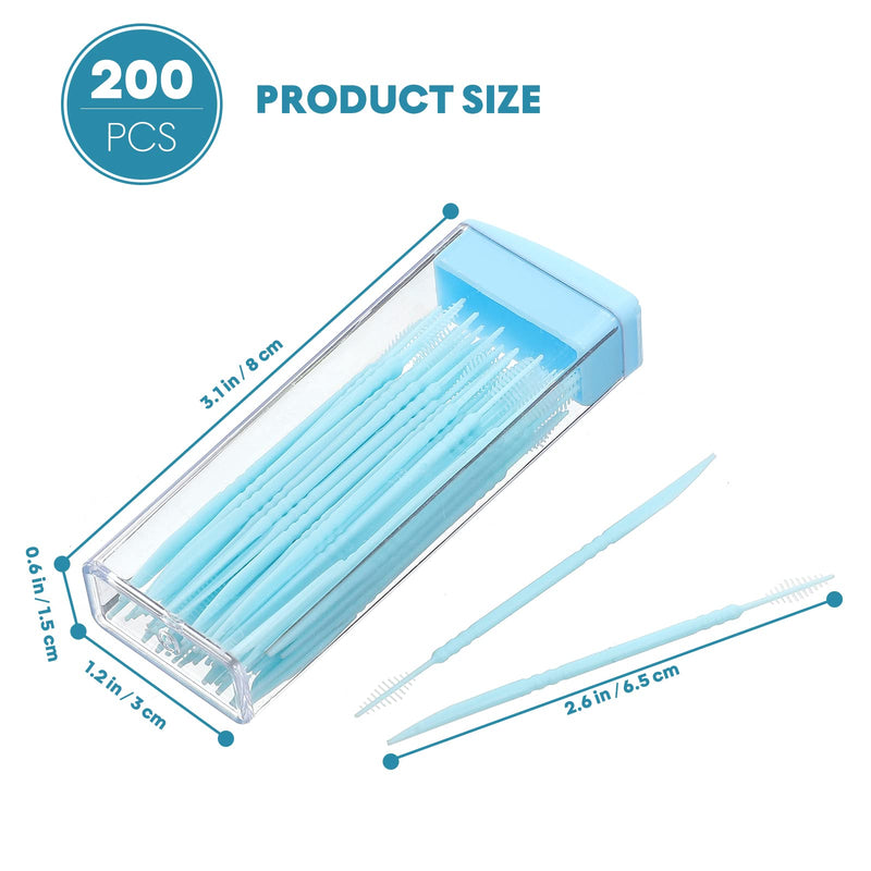 Healifty Double Sided Plastic Oral Care Toothpicks Pack of 200 - NewNest Australia