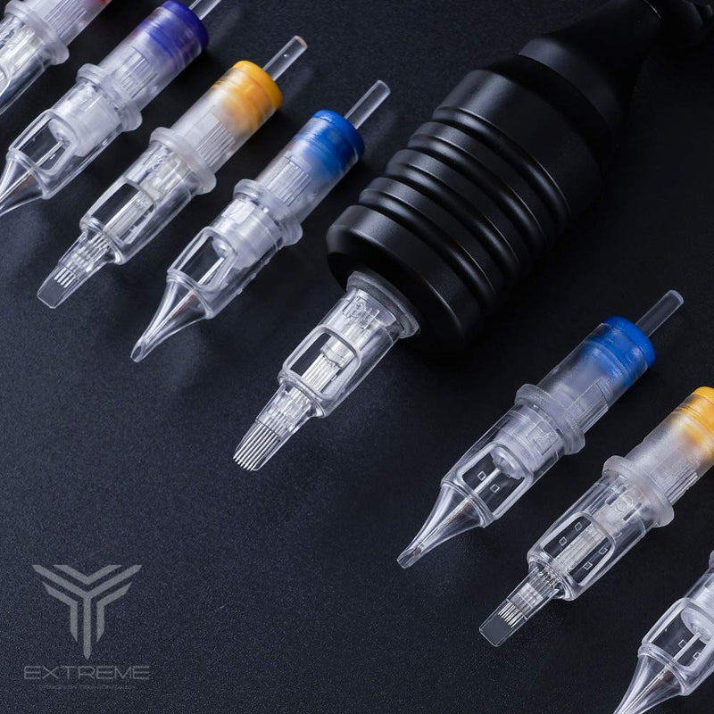 Dragonhawk Extreme Tattoo 20Pcs Cartridges Disposable Needles Standard 1201 Round Liner (1RL) 1RL - NewNest Australia