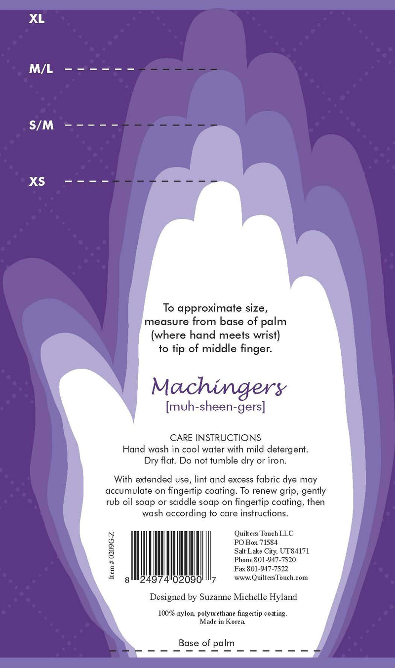 Machingers Quilting Support Gloves for Free-Motion Sewing, by Quilter’s Touch (Extra Small) Extra Small - NewNest Australia
