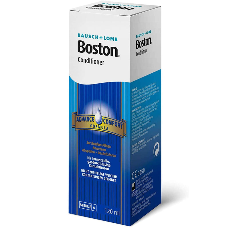 Bausch and Lomb Boston Conditioner, Contact Lens Storage Solution for Hard Contact Lenses, Single Bottle, 120ml (Pack of 1) 120ml (Pack of 1) Single - NewNest Australia
