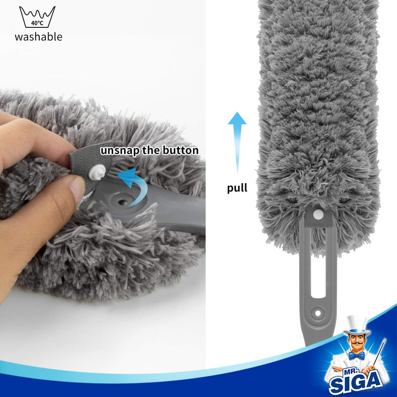 MR.SIGA Lint Free Microfiber Duster, Washable Duster for Household Cleaning - NewNest Australia