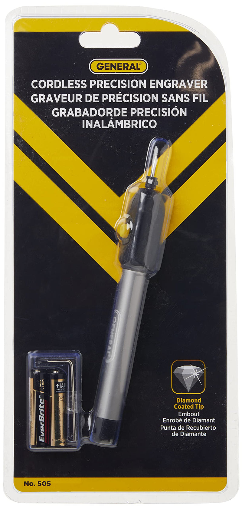 General Tools Cordless Engraving Pen for Metal - Diamond Tip Etching Tool for Engraving Toys, Sporting Goods, & Glass Gifts - NewNest Australia