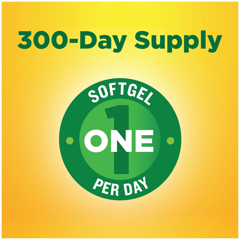 Nature Made Vitamin D3, 300 Softgels, Vitamin D 1000 IU (25 mcg) Helps Support Immune Health, Strong Bones and Teeth, & Muscle Function, 125% of the Daily Value for Vitamin D in One Daily Softgel - NewNest Australia
