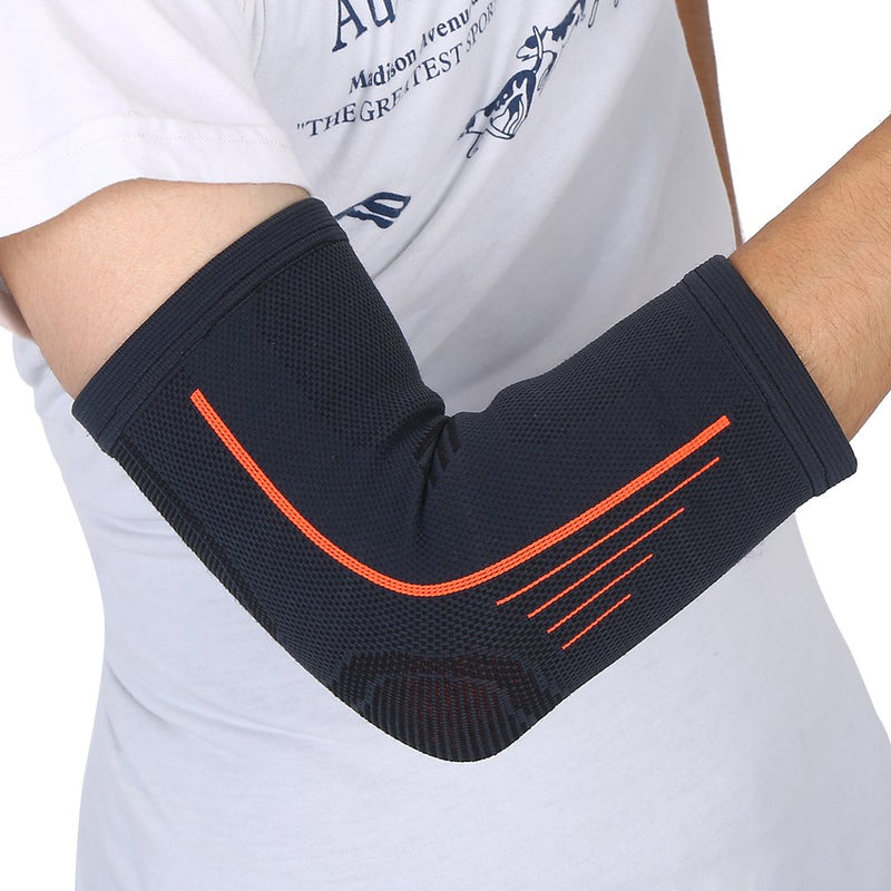 Alomejor 1 Piece Elbow Support Sleeve Unisex Sports Nylon Elbow Support Comfortable Elbow Compression Sleeve For Basketball Training Weightlifting Fitness Training - NewNest Australia