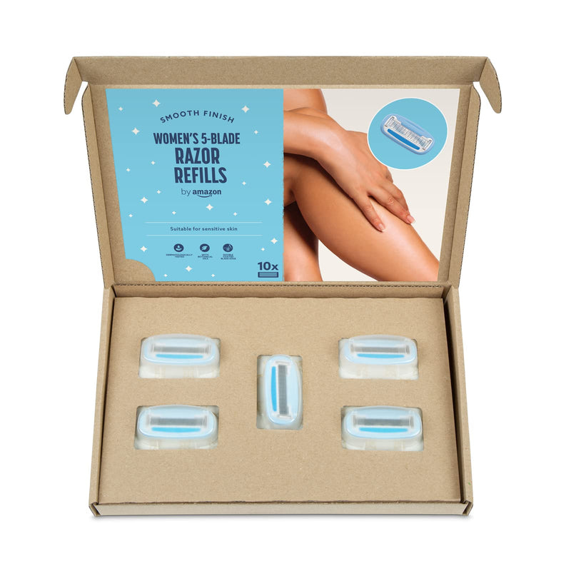 by Amazon for Women 5 Blade Razor Refill Pack of 10 (Pack of 1) 10 Refills - NewNest Australia