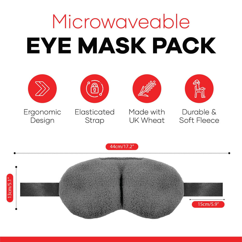 Heated Eye Mask for Dry Eyes & Blepharitis | Headaches & Migraines | Sinus Problems | Helps Relax & Relieve Tension | Elasticated Strap | One Size - NewNest Australia