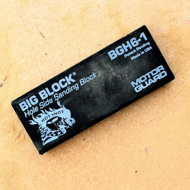 Motor Guard BGH6-1 6-1/2-Inch Big-Block Hole Side Sanding Block - NewNest Australia