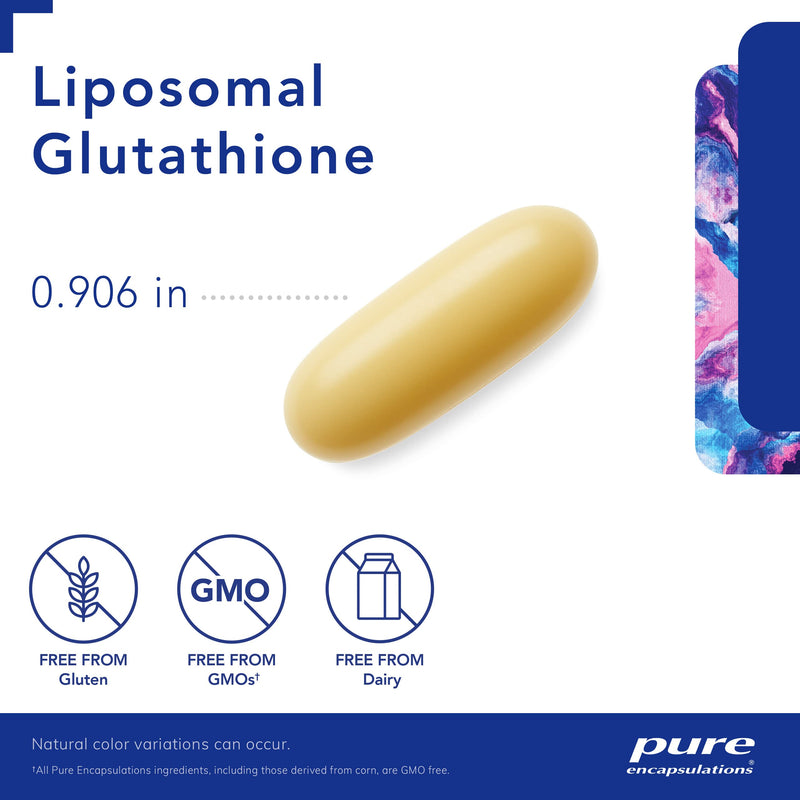 Pure Encapsulations Liposomal Glutathione | Supplement for Immune Support, Liver, Antioxidants, Detoxification, and Free Radicals* | 30 Softgel Capsules 30 Count (Pack of 1) - NewNest Australia