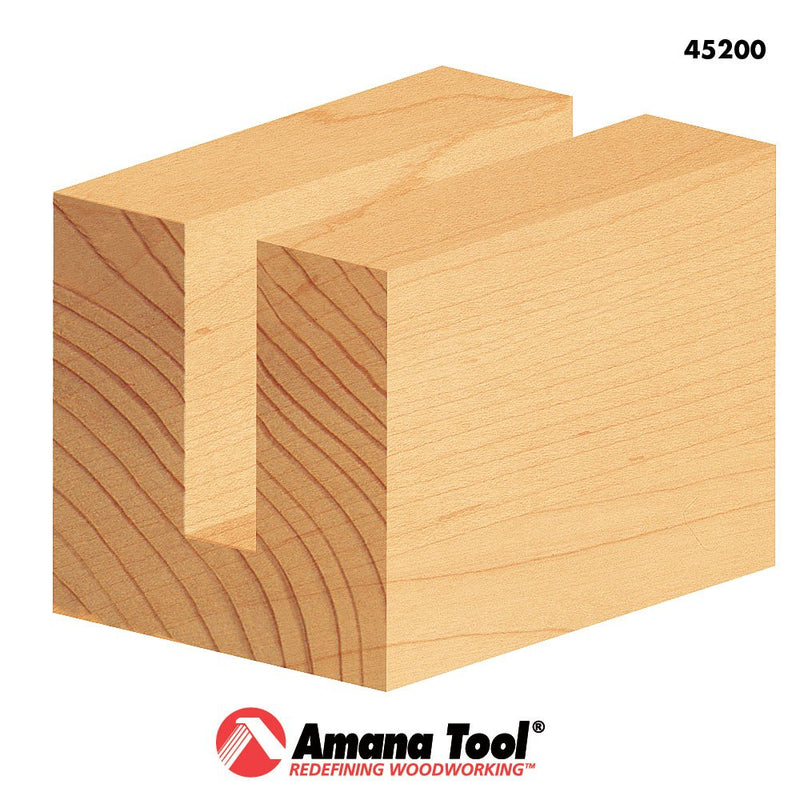 Amana Tool - 45200 Solid Carbide Cutting Edge Straight Plunge High Production 1/8 Dia x 7 Packs - NewNest Australia