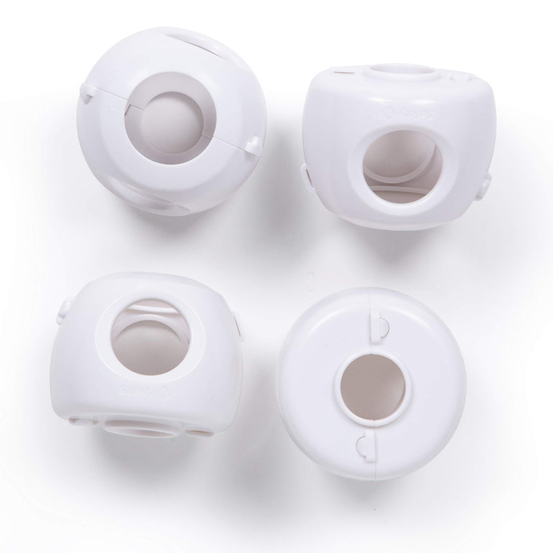 Safety 1st Parent Grip Door Knob Covers, White, One Size (Pack of 4) (HS3260600) - NewNest Australia