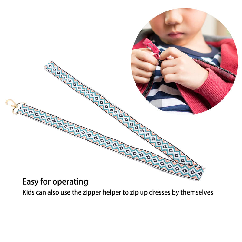 Zip Puller, Zip Assistant for Women Living Alone and Women with Shoulder Problems, Soft and Strong Fabric | Elegant and Beautiful Design, Back Zipper Pullerzip Up Dress and Boots Zipper 30.3in - NewNest Australia