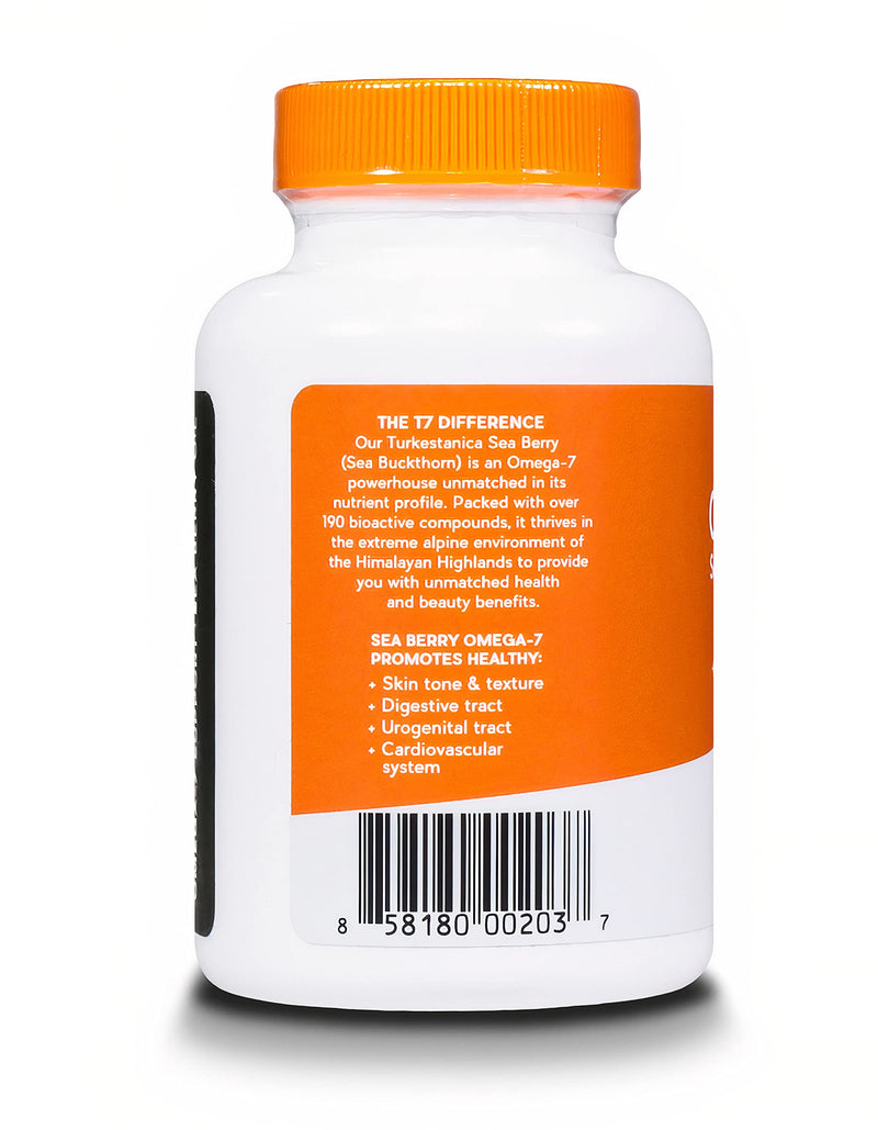SIBU Omega-7 Softgels, Pure Organic Himalayan Sea Buckthorn, Max Potency, 60ct 60 Count (Pack of 1) - NewNest Australia