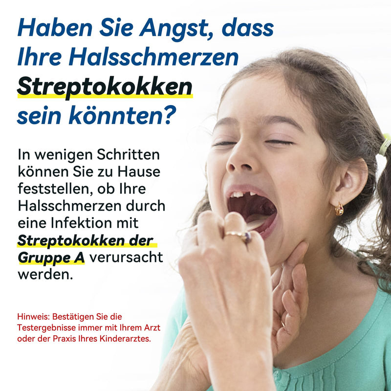 Wondfo Strep A Test Kits Pack of 5 Streptococci rapid test for throat swabs for detection - NewNest Australia