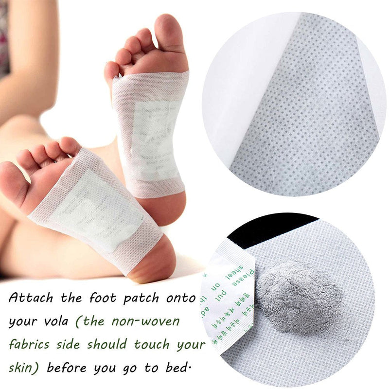 Detox Foot Patches, Detox Foot Pads, Foot Patches, Cleaning Detox Foot Pads, Foot Care, Improve Sleep Quality Enhance Blood Circulation, Foot Pads to Remove Body Toxins, 20 Pcs - NewNest Australia