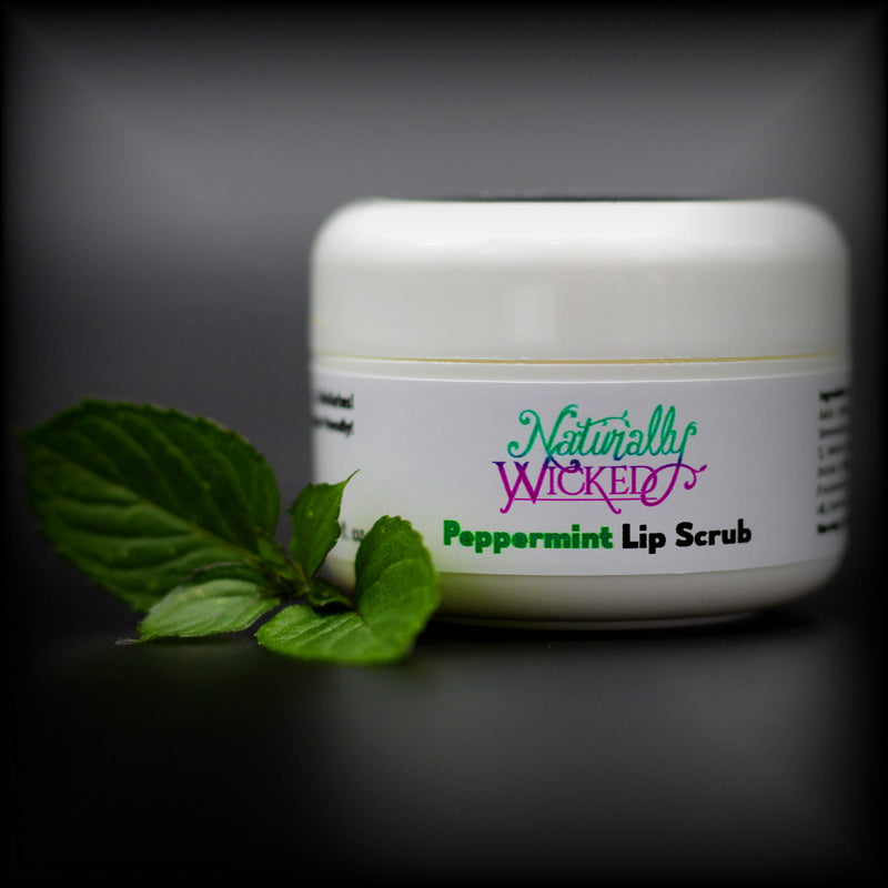 Naturally Wicked® Peppermint Lip Scrub 15ml | Natural, Vegan & Cruelty Free - NewNest Australia