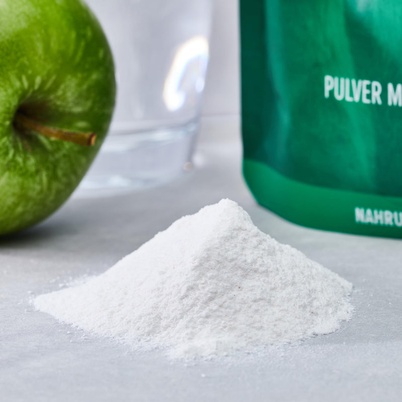 edubily nutrition® Vegan EAA powder • High-quality EAA complex made of 10 essential amino acids • Sour apple flavor • Sweetened with stevia • 400 g - NewNest Australia