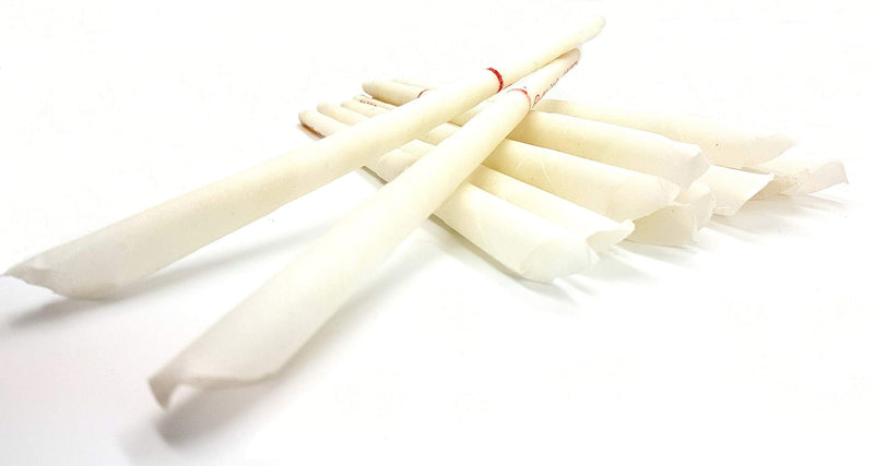 Hopi Ear Candles Natural Ear Candles 12 Pack (6 pairs) Beeswax Ear Candling Cones Organic ear wax removal blocked ears therapeutic tinnitus relief, sinus release, migraine relief, holistic treatment - NewNest Australia