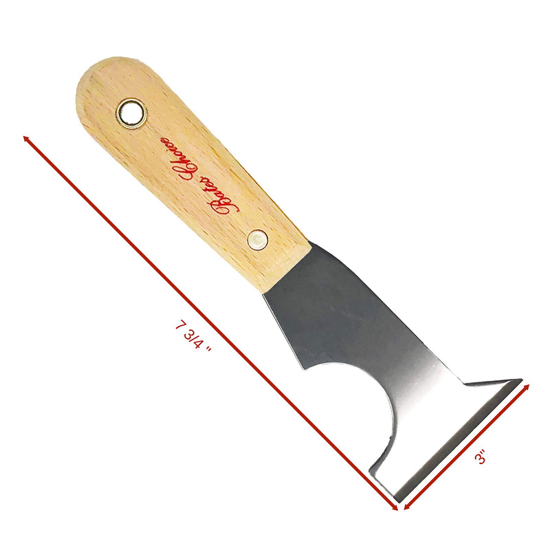 Bates- Paint Scraper, 5 Pc Scraper Tool, Putty Knife Set, Putty Knife, Painting Tools, 5 in 1 Tool, Spackle Knife, Wallpaper Scraper, Painters Tool, Crown Molding Tool, Paint Remover for Wood, Scraper - NewNest Australia