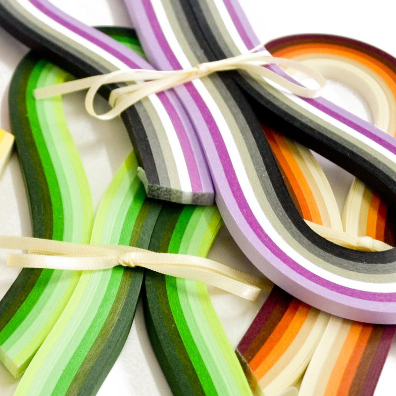 JUYA Multi-Color Quilling Strips Set 720 Strips 36 Colors 54cm Length/Strip Paper Width 3mm - NewNest Australia