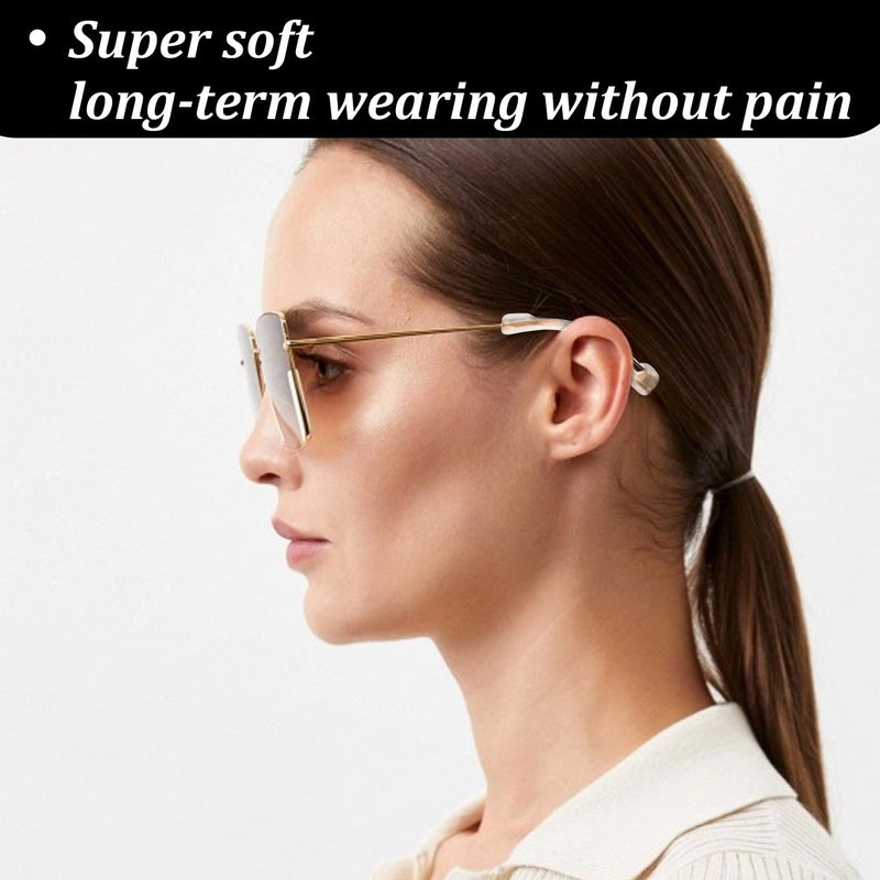 6 pairs of glasses temple cover silicone non-slip elasticity glasses non-slip stopper glasses accessories soft glasses holder universal glasses ear hooks suitable for running, sports, camping, learning to read - NewNest Australia