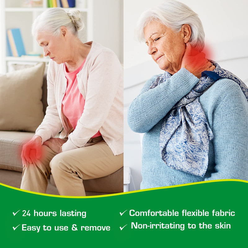MQFORU Tiger Pain Relief Patches, 50 Count Chinese Pain Relief Plaster Herbal Patches for Knee Back Joint Neck Shoulder Pain Muscle, 24 Hours Long-Lasting Self Adhesive Heat Pads - NewNest Australia