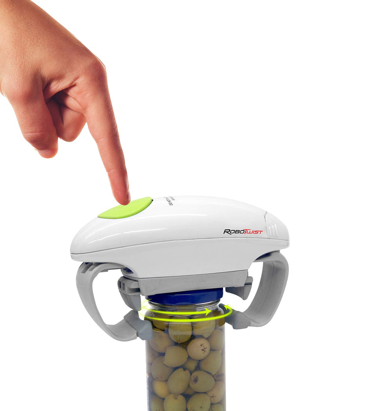 NewNest Australia - Robo Twist Electric Jar Opener– The Original RoboTwist One Touch Electric Handsfree Easy Jar Opener, Works for Jars of All Sizes - As Seen on TV 