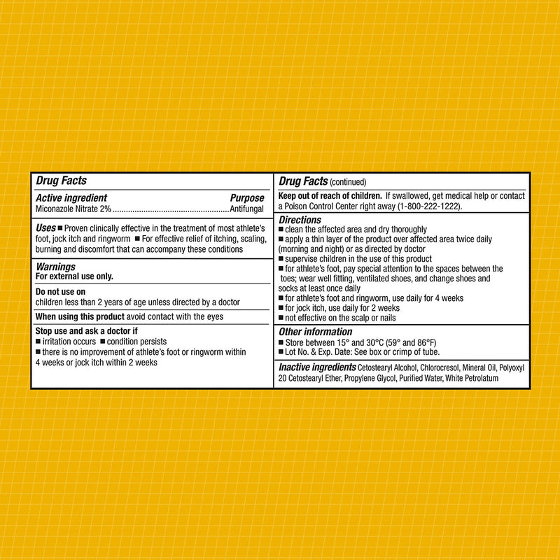 (4 Pack) CareALL® 1.0 oz. Antifungal Miconazole Nitrate 2% Cream, Compare to Micatin, Cures Most Athlete’s Foot, Jock Itch, Ringworm 1 Ounce (Pack of 4) - NewNest Australia