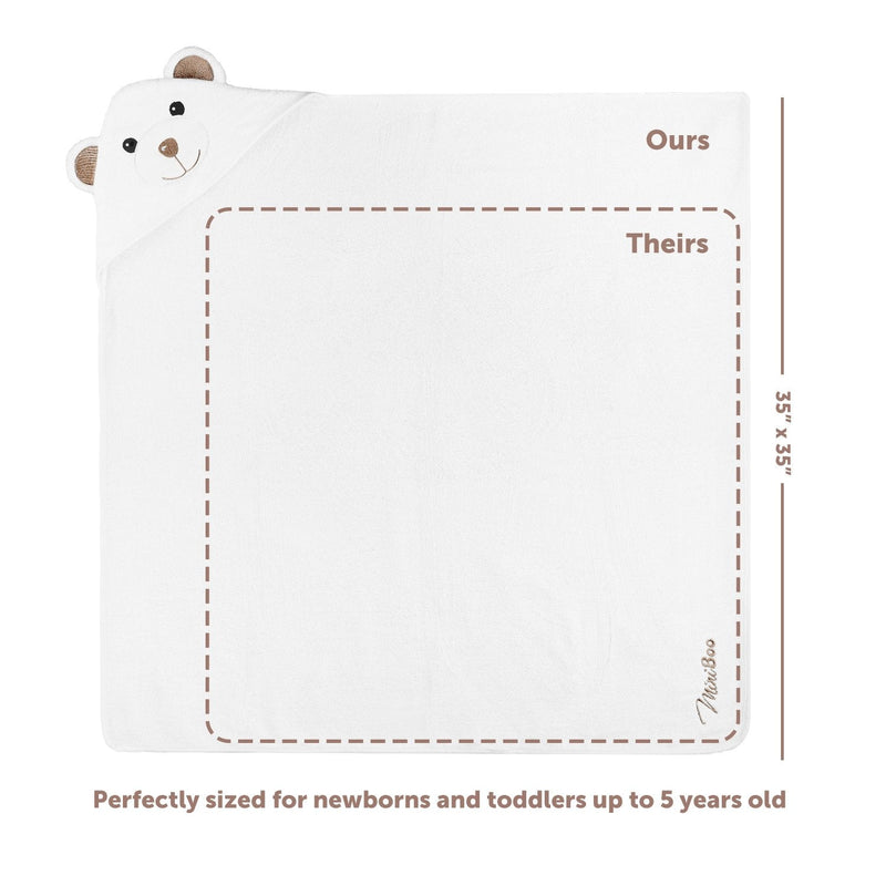 Premium Ultra Soft Organic Bamboo Baby Hooded Towel with Unique Design – Hypoallergenic Baby Towels for Infant and Toddler – Suitable as Baby Gifts - NewNest Australia